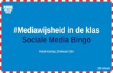 Mediawijsheid in de klas / Sociale Media Bingo
