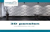 3D wandpanelen Brochure Design your Home