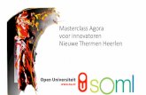 Masterclass Agora Roermond voor innovatoren Nieuwe Thermen Heerlen
