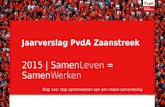 Jaarverslag PvdA Zaanstreek 2015