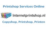Printshop Services Online