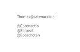 Thomas Boeschoten, Catenaccio - Sport & Data - Online Tuesday