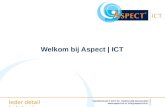 Presentatie Aspect  ICT algemeen
