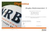 Ray Blackburn level 3 diploma