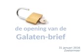 Opening Galaten