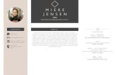 Mieke Jensen CV