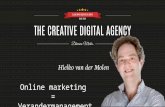 Hielko van der Molen - Online marketing = Verandermanagement
