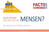 Facto Congres 2016 - social return wat doet dat met mensen
