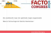 Facto congres 2016 - De zoektocht naar de optimale regie-organisatie