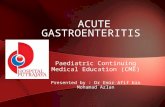 Acute Gastroenteritis CME