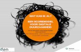 Scoremodel Digitale Duurzaamheid - Bert Lemmens