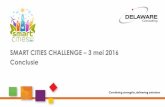 Eindpresentatie: Smart Cities Challenge (conclusies)