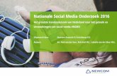 Nationale social media onderzoek 2016 NewCom
