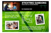 Newsletter Stichting Gandong September 2016