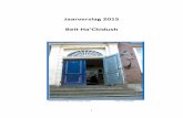 Jaarverslag 2015 Beit Ha'Chidush