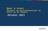 Meet & Greet oktober 2015