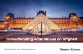 Workshop crowdfunding voor musea en erfgoed