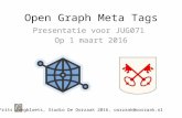 Presentatie open graph bij jug071