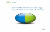 Gebruikershandleiding bij WebEx Event Center
