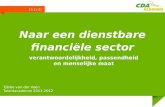 2012-04-25 Presentatie Naar een dienstbare financiële sector