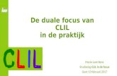 De duale focus van CLIL in de praktijk