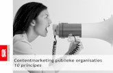 Contentmarketing voor publieke organisatie