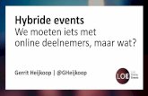 Hybride Events - Masterclass Rotterdam Partners 2017