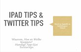 Tijdbesparende tips voor iPad werk en Twitter-tips