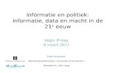 Informatie en politiek: informatie, data en macht in de 21ste eeuw
