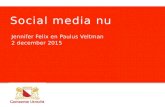 20151202 Social media nu - Gemeente Utrecht