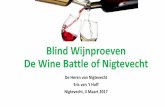 Blind wijnproeven nigtevecht 3 maart 2017