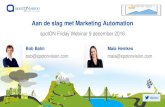 Aan de slag met marketing automation | webinar spotONvision