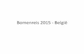 Bomenreis 2015 - België