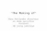 'The making of’  Portret Hans Hollander door Saskia Vugts Portretschilder