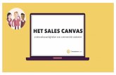 Het Sales Canvas - onderzoeksvaardigheden voor commerciële studenten
