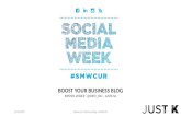 Boost your Business Blog #SMWCUR