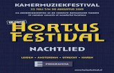 Hortus Festival 2015 Programmaboek