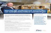 Het NIC Bedrijfsrestauratieve voorzieningen
