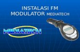 Instalasi FM Modulator Mediatech