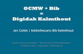Bib Kalmthout - intensieve samenwerking met het OCMW en Digidak