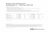 Electrolux Interim Report Q2 2016 - Report