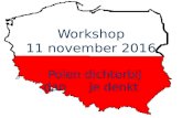Workshop 11 november 2016