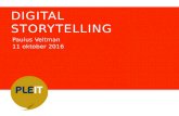 20161011 Digital Storytelling - PLEIT 2016