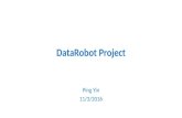 DataRobot project