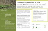 Ecologische bosuitbreiding op sterk bemeste gronden: van wetenschap naar praktijk (23/09/2011)