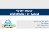 Nederlandse bibliotheken op Twitter