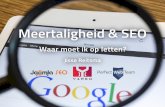Meertaligheid & SEO - Joomla SEO Expert Sessie