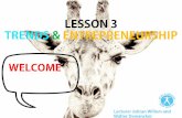 Lesson 3 trends & entrepreneurship pitch & trends