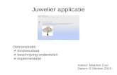 Demo Juwelier applicatie