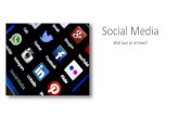 Social media:  wat kun je er mee